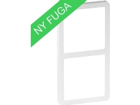 LAURITZ KNUDSEN FUGA SLIM designramme 2 modul, hvid.