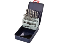 THÜRMER TOOLS Metalbor HSS slebne 19 stk Borsæt 1,0-10,0mm med 0,5mm spring levers i metalboks