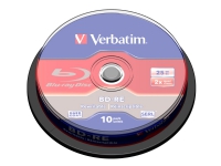 Verbatim - 10 x BD-RE - 25 GB 2x - spindel