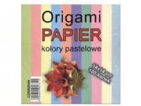 Cormoran Origami paper, pastel colors, 14x14 cm, 100 sheets |