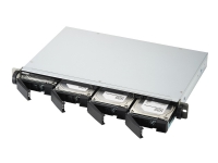 QNAP TS-451DEU - NAS-server - 4 brønner - kan monteres i rack - SATA 6Gb/s - RAID 1, 5, JBOD - RAM 2 GB - 2.5 Gigabit Ethernet - 1U