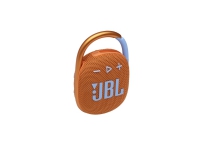 JBL CLIP 4, 5 W, 10 dB, Ledning & Trådløs, A2DP,AVRCP, USB Type-C, Oransje