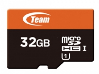 Team - Flashminnekort (microSDHC til SD-adapter inkludert) - 32 GB - UHS Class 1 - microSDHC UHS-I