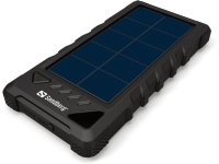 Sandberg Outdoor Solar Powerbank 16000 - Solenergibank - Li-Ion - 16000 mAh - 3.4 A - 2 utgangskontakter (USB) - på kabel: Micro-USB