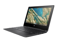 HP Chromebook x360 11 G3 Education Edition - Flippdesign - Celeron N4020 / 1.1 GHz - Chrome OS - UHD Graphics 600 - 4 GB RAM - 32 GB eMMC - 11.6 IPS berøringsskjerm 1366 x 768 (HD) - Wi-Fi 5 - krittavlegrå - kbd: Pan Nordic