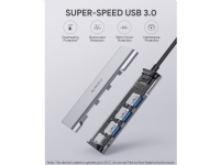 AUKEY CB-C94 USB-C HUB 4xUSB 3.1 ALUMINIUM SLIM