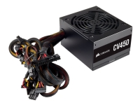 CORSAIR CV Series CV450 - Strømforsyning (intern) - ATX12V 2.31/ EPS12V 2.92 - 80 PLUS Bronze - AC 100-240 V - 450 watt - Europa - svart pulverjakke