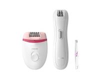 Philips Satinelle Essential BRP506/00, Hvit, Back thigh,Front thigh,Outer thigh, Overleppe, 8 disker, 0,5 mm, Plast