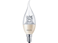 PHILIPS MASTER LED kerte BA38 DimTone 2700-2200K 4W/827 250lm 25.000 timer E14 dæmpbar klar (25W)