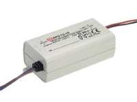 MEAN WELL APV-12-24, 12 W, 90 - 264 V, 47 - 63 Hz, 20 ms, 84%, Over-spenning (volt), Overbelastning