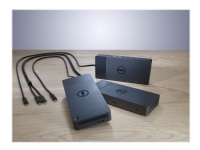 Dell Performance Dock WD19DC - Dokkingstasjon - USB-C - HDMI, DP, USB-C - GigE - 240 watt - TAA-samsvar - for Dell Latitude 3390, 3400, 3490, 3500, 3590, 5280, 5289, 5290, 5300, 5400, 5420, 5424, 5480, 5490, 5491, 5500, 5580, 5590, 5591, 7200, 7280,