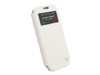 Krusell Malmö FlipCover View - Beskyttende deksel for mobiltelefon - hvit - for Samsung Galaxy S4
