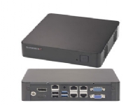 Supermicro SuperServer E200-9B - Server - USFF - 1 x Pentium N3700 / 1.6 GHz - RAM 0 GB - uten HDD - HD Graphics - GigE - monitor: ingen - svart