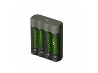 GP Batteries M451/100AAAHCE-2WB4, Nikkelmetallhydrid (NiMH), AAA, 4 stykker, Batterier medfølger