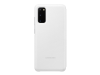 Samsung LED View Cover EF-NG980 - Lommebok for mobiltelefon - hvit - for Galaxy S20, S20 5G