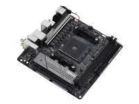 ASRock B550M-ITX/ac - Hovedkort - mini-ITX - Socket AM4 - AMD B550 Chipset - USB-C Gen1, USB 3.2 Gen 1 - Bluetooth, Gigabit LAN, Wi-Fi - innbygd grafikk (CPU kreves) - HD-lyd (8-kanalers)