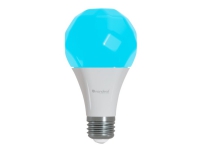 Nanoleaf Essentials - LED-lyspære - form: A60 - E27 - 9 W - klasse F - RGB / kjølig hvitt lys - 2700-6500 K
