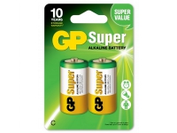 GP Batteries Super Alkaline C batteri, 14A/LR14, 2-pak