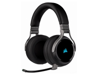 CORSAIR Gaming VIRTUOSO RGB - Headset - fuld størrelse - 2,4 GHz - trådløs - USB / 3,5 mm jackstik - Carbon (Black)