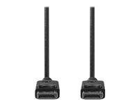 Nedis - DisplayPort-kabel - DisplayPort (hann) til DisplayPort (hann) - DisplayPort 1.2 - 3 m - rund, 4K-støtte - svart