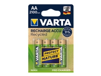 Varta Recharge Accu Recycled 56816 - Batteri 4 x AA-type - NiMH - (ladbare) - 2100 mAh