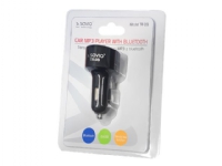 SAVIO TR-09 - Bluetooth håndfri / FM-sender / lader - svart