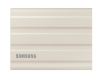 Samsung T7 Shield MU-PE2T0K - SSD - kryptert - 2 TB - ekstern (bærbar) - USB 3.2 Gen 2 (USB-C kontakt) - 256-bit AES - beige