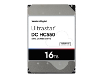 WD Ultrastar DC HC550 WUH721816ALE6L4 - Harddisk - 16 TB - intern - 3.5 - SATA 6Gb/s - 7200 rpm - buffer: 512 MB