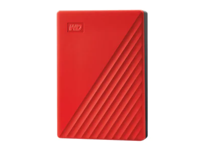 WD My Passport Ekstern HDD 4TB (rød)