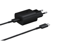 Samsung EP-TA800 - Fast Charging Wall Charger - With 1m USB-C cable, 25 Watt - 3 A - Black