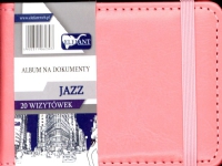 Elefant Album Jazz for 20 business cards coral