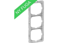 LAURITZ KNUDSEN Teknisk monteringsramme for FUGA SOFT, CHOICE & PURE designrammer 3 modul.