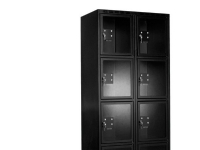Shoppingskab til butikker og butikscenter 2x400mm med cylinderlås