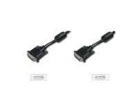Kabel digitus dual link dvi-d, sort, 2 m