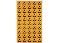 Wolfgang Warmbier ESD-logo 50 stk Gul, Sort (L x B) 30 mm x 25 mm selvklæbende
