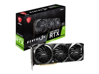 MSI GeForce RTX 3060 TI VENTUS 3X 8G OC LHR - Grafikkort - GF RTX 3060 Ti - 8 GB GDDR6 - PCIe 4.0 - HDMI, 3 x DisplayPort - LHR