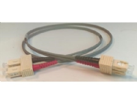 OPTIFAB Patchkabel SC-SC 62,5/125 OM1 multimode, duplex, længde: 1,0 meter, farve: grå med LSZH kappe.