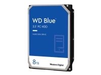 WD Blue WD80EAZZ - Harddisk - 8 TB - intern - 3.5 - SATA 6Gb/s - 5640 rpm - buffer: 128 MB
