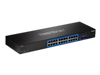 TRENDnet TEG 30262 - Switch - 24 x 10/100/1000 + 2 x 10 Gigabit SFP+ - rackmonterbar