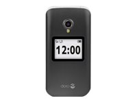 DORO 2424 - Feature phone - 320 x 240 piksler - rear camera 3 MP - sølv, grafitt