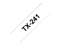 Brother - Svart på hvitt - Rull (1,8 cm) 1 kassett(er) laminert teip - for P-Touch PT-300, PT-350, PT-7000, PT-8000, PT-PC