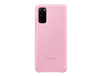 Samsung Clear View Cover EF-ZG980 - Lommebok for mobiltelefon - rosa - for Galaxy S20, S20 5G