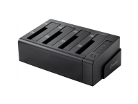 Renkforce USB 3.2 Gen 1 4 porte Harddisk-kopieringsstation med Clone-funktion
