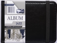 Elefant Album Jazz for 20 business cards A7 black - WIKR-0995362