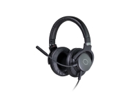 Cooler Master MH751, Hodesett, Hodebånd, Spilling, Sort, Stereofonisk, Rotasjon