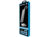 Sandberg USB-C 10-in-1 Docking Station, Alu