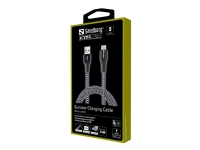 Sandberg Survivor - USB-kabel - USB (hann) til USB-C (hann) - 1 m