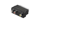 Goobay AVK 195, SCART (21-pin), 3 x RCA, Hankjønn, Hunkjønn, Sort