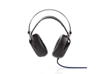 Nedis Gaming GHST300BK - Hodesett - full størrelse - kablet - 3,5 mm jakk - svart