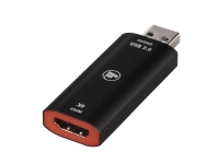 Hama 00074257, Sort, Aluminium, Windows 10,Windows 7,Windows 8, Mac OS X 10.8 Mountain Lion, 1080p, HDMI